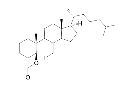 6-iodo-5,6-seco-B-nor-5.alpha.-cholestan-5-.beta.-ol formate