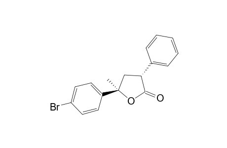 (-)-trans-.alpha.-Phenyl-.gamma.-methyl-.gamma.-(4-bromophenyl)-.gamma.-butyrolactone