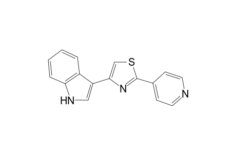 1H-Indole, 3-(2-pyridin-4-yl-thiazol-4-yl)-