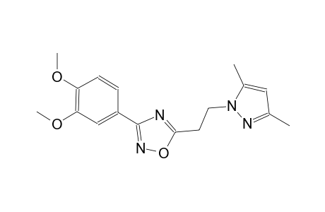 1,2,4-oxadiazole, 3-(3,4-dimethoxyphenyl)-5-[2-(3,5-dimethyl-1H-pyrazol-1-yl)ethyl]-