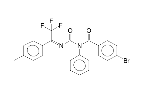 N-(ALPHA-TRIFLUOROMETHYL-4-METHYLBENZYLIDENE)-N'-(4-BROMOBENZOYL)-N'-PHENYLUREA