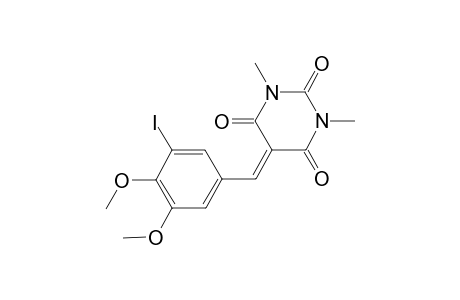 5-(3-Iodo-4,5-dimethoxy-benzylidene)-1,3-dimethyl-pyrimidine-2,4,6-trione