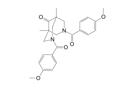 3,7-bis(4-methoxybenzoyl)-1,5-dimethyl-3,7-diazabicyclo[3.3.1]nonan-9-one