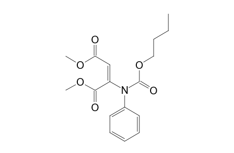 Dimethyl 2-[(butoxycarbonyl)anilino]-2-butenedioate