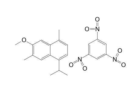 1,6-DIMETHYL-4-ISOPROPYL-7-METHOXYNAPHTHALENE, COMPOUND WITH 1,3,5-TRINITROBENZENE (1:1)