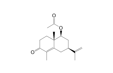 9.beta.-Acetoxyeudesma-4,11(12)-dien-3-one