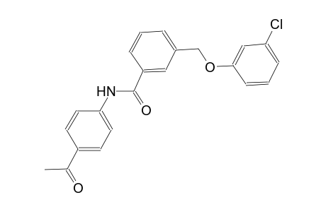 N-(4-acetylphenyl)-3-[(3-chlorophenoxy)methyl]benzamide