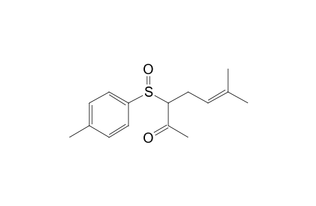 6-Methyl-3-[(4'-methylphenyl)sulfinyl]hept-5-en-2-one