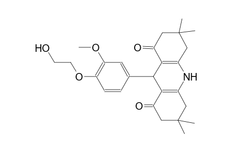 9-[4-(2-hydroxyethoxy)-3-methoxyphenyl]-3,3,6,6-tetramethyl-3,4,6,7,9,10-hexahydro-1,8(2H,5H)-acridinedione
