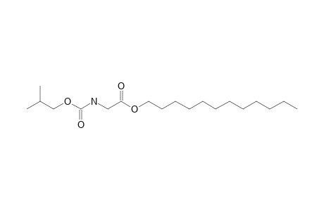 Glycine, N-isobutoxycarbonyl-, dodecyl ester