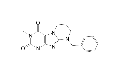 9-benzyl-1,3-dimethyl-6,7,8,9-tetrahydropyrimido[2,1-f]purine-2,4(1H,3H)-dione