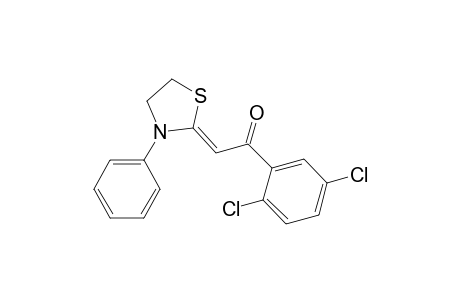 Ethanone, 1-(2,5-dichlorophenyl)-2-(3-phenyl-2-thiazolidinylidene)-