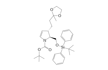(2S,3S)-1-(t-Butoxycarbonyl)-3-[2'-(2"-methyl-1",3"-dioxolan-2"-yl)ethyl]-2-{[(t-butyldiphenylsilyl)oxy]methyl}-2,3-dihydro-1H-pyrrole