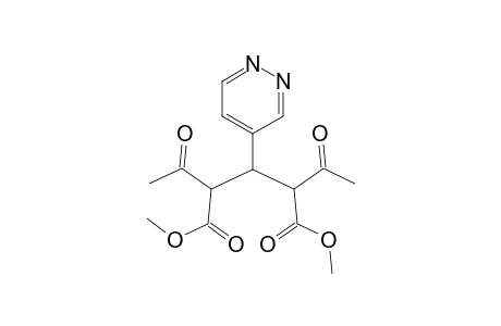 2,4-diacetyl-3-(4-pyridazinyl)pentanedioic acid dimethyl ester