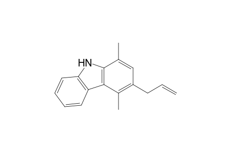 9H-Carbazole, 1,4-dimethyl-3-(2-propenyl)-