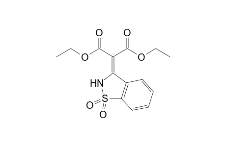 3-Dicarbethoxymethylene-1,2-benzisothiazole-1,1-dioxide