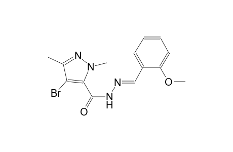 4-bromo-N'-[(E)-(2-methoxyphenyl)methylidene]-1,3-dimethyl-1H-pyrazole-5-carbohydrazide