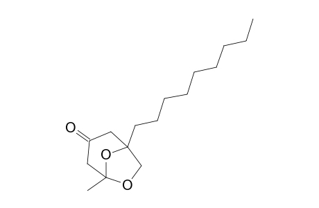 6,8-Dioxabicyclo[3.2.1]octan-3-one, 5-methyl-1-nonyl-