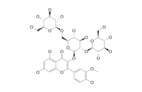 ISORHAMNETIN-3-O-(2,6-DI-O-BETA-D-GLUCOPYRANOSYL-BETA-D-GLUCOPYRANOSIDE)