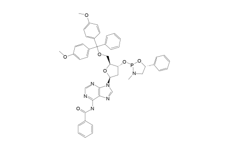 (SP)-N6-BENZOYL-5'-O-[BIS-(4-METHOXYPHENYL)-PHENYLMETHYL]-3'-O-[(2S,5S)-3-METHYL-5-PHENYL-1,3,2-OXAZAPHOSPHOLIDIN-2-YL]-2'-DEOXYADENOSINE