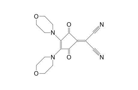 2-Dicyanomethylidene-4,5-dimorpholino-2-cyclopentene-1,3-dione