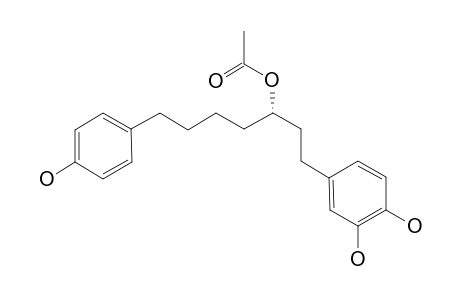 (3R)-3-ACETOXY-1-(3,4-DIHYDROXYPHENYL)-7-(4-HYDROXYPHENYL)-HEPTANES