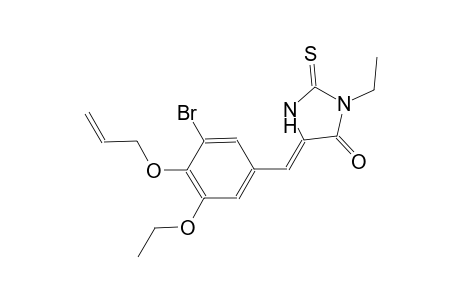 (5Z)-5-[4-(allyloxy)-3-bromo-5-ethoxybenzylidene]-3-ethyl-2-thioxo-4-imidazolidinone