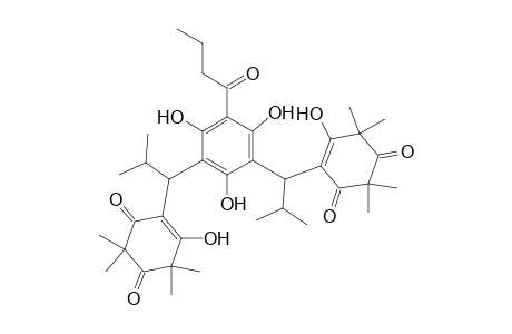 4-Cyclohexene-1,3-dione, 4,4'-[[2,4,6-trihydroxy-5-(1-oxobutyl)-1,3-phenylene]bis(2-methylpropylidene)]bis[5-hydroxy-2,2,6,6-tetramethyl-