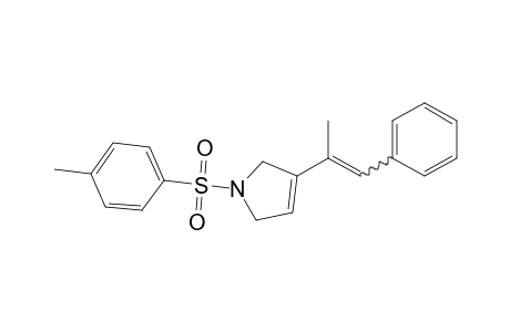 (E/Z)-3-(1-Methyl-2-phenylvinyl)-1-(toluene-4-sulfonyl)-2,5-dihydro-1H-pyrrole