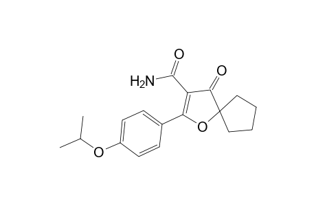 2-(4-Isopropoxyphenyl)-4-oxo-1-oxaspiro[4.4]non-2-ene-3-carboxylic Acid Amide