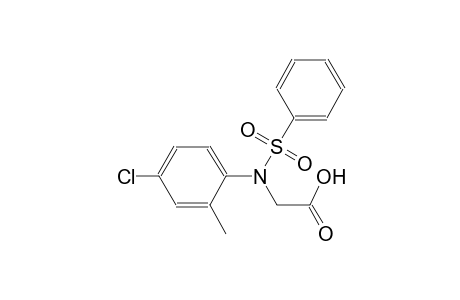 [4-chloro-2-methyl(phenylsulfonyl)anilino]acetic acid