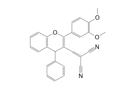 2-{[2-(3,4-dimethoxyphenyl)-4-phenyl-4H-chromen-3-yl]methylene}malononitrile