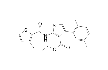 ethyl 4-(2,5-dimethylphenyl)-2-{[(3-methyl-2-thienyl)carbonyl]amino}-3-thiophenecarboxylate
