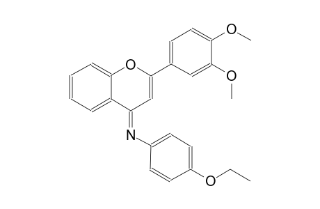 N-[(4E)-2-(3,4-dimethoxyphenyl)-4H-chromen-4-ylidene]-4-ethoxyaniline