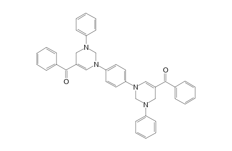 1,4-Bis(5-benzoyl-3-phenyl-1,2,3,4-tetrahydropyrimidin-1-yl)-benzene