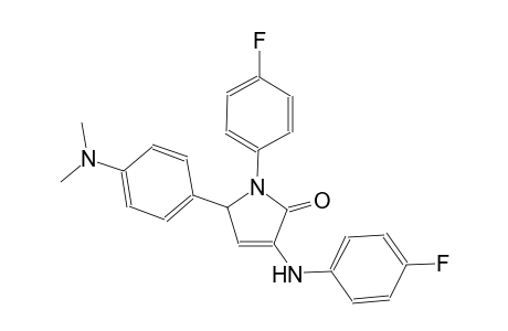 2-(4-Dimethylaminophenyl)-4-(4-fluoroanilino)-1-(4-fluorophenyl)-2H-pyrrol-5-one