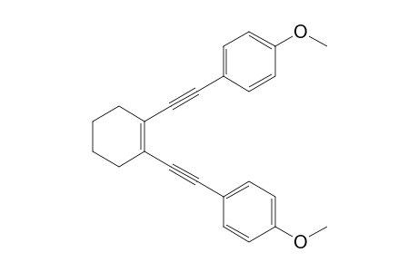 1-Methoxy-4-[2-[2-[2-(4-methoxyphenyl)ethynyl]-1-cyclohexenyl]ethynyl]benzene
