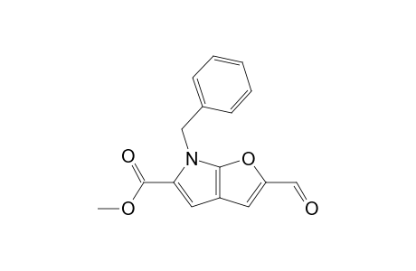 METHYL-2-FORMYL-6-BENZYL-FURO-[2,3-B]-PYRROLE-5-CARBOXYLATE