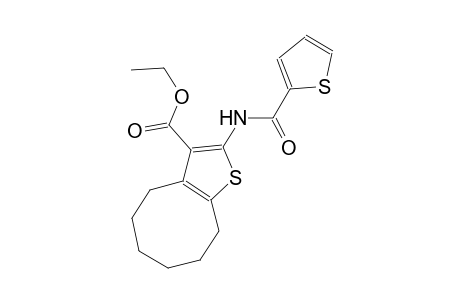 ethyl 2-[(2-thienylcarbonyl)amino]-4,5,6,7,8,9-hexahydrocycloocta[b]thiophene-3-carboxylate