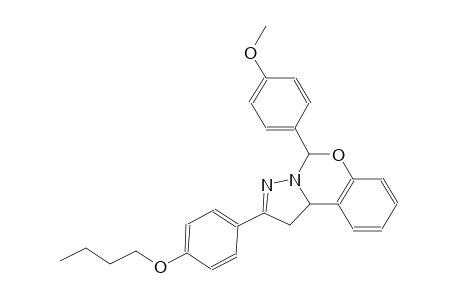 2-(4-butoxyphenyl)-5-(4-methoxyphenyl)-1,10b-dihydropyrazolo[1,5-c][1,3]benzoxazine
