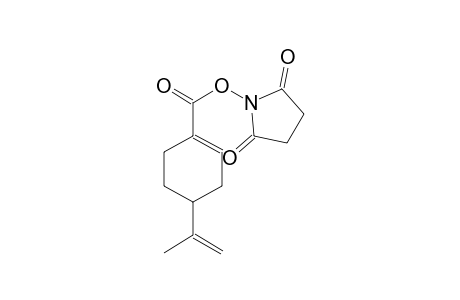 4-Isopropenyl-cyclohex-1-enecarboxylic acid 2,5-dioxo-pyrrolidin-1-yl ester