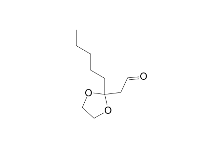 1,3-Dioxolane-2-acetaldehyde, 2-pentyl-
