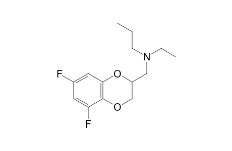 N-[(5,7-difluoro-2,3-dihydro-1,4-benzodioxin-2-yl)methyl]-n-ethylpropan-1-amine