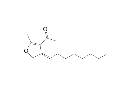 3-Octylidene-4-acetyl-5-methyl-2,3-dihydrofuran