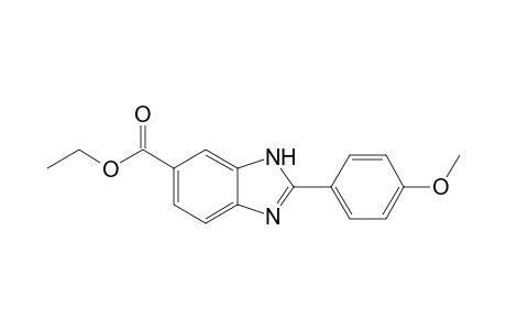 2-(4'-Methoxyphenyl)-6-(ethoxycarbonyl)benzimidazole
