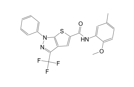 1H-thieno[2,3-c]pyrazole-5-carboxamide, N-(2-methoxy-5-methylphenyl)-1-phenyl-3-(trifluoromethyl)-