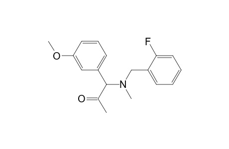 N-(2-Fluorobenzyl)-3-(3-methoxyphenyl)-3-methylamino-propan-2-one