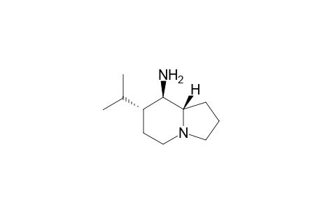 (7R,8R,8aS)-8-Amino-7-isopropylindolizidine