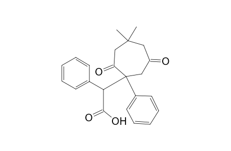 2-(2,6-diketo-4,4-dimethyl-1-phenyl-cycloheptyl)-2-phenyl-acetic acid