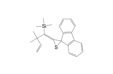 Silane, (2,2-dimethyl-1-spiro[9H-fluorene-9,2'-thiiran]-3'-ylidene-3-butenyl)trimethyl-